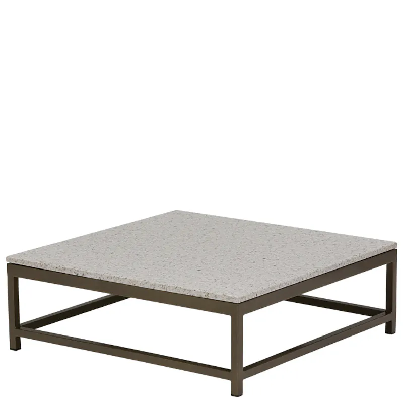 Tropitone 591034B Cabana Club Aluminum 34 inch Square Coffee Table