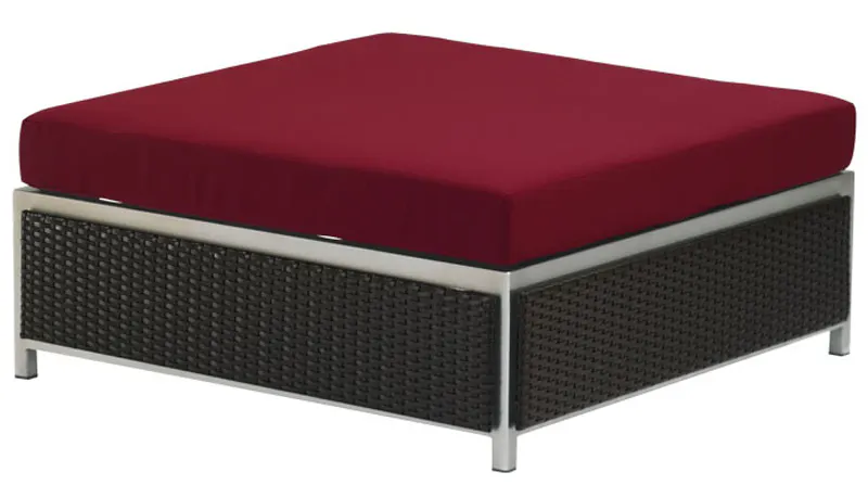 Tropitone 510717SO Cabana Club Stainless Steel Woven Cabana Club Woven Square Ottoman Tropitone 510717SO Cabana Club Stainless Steel Woven Cabana Club Woven Square Ottoman