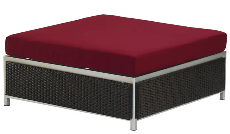 Tropitone 510717SO Cabana Club Stainless Steel Woven Cabana Club Woven Square Ottoman Tropitone 510717SO Cabana Club Stainless Steel Woven Cabana Club Woven Square Ottoman