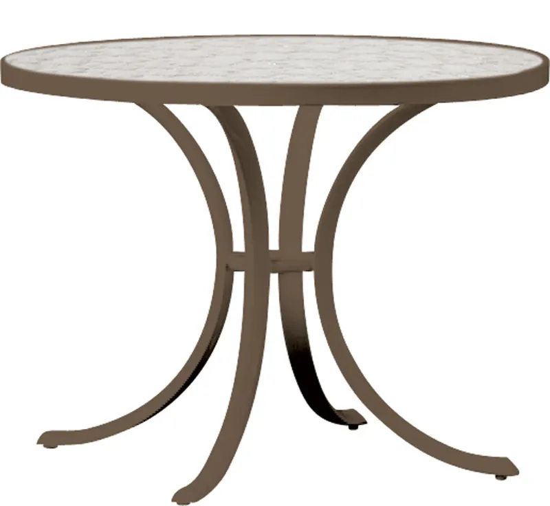 Tropitone 1836 Acrylic and Glass Tables 36 inch Round Dining Table Tropitone 1836 Acrylic and Glass Tables 36 inch Round Dining Table