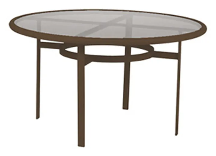 Tropitone 190348 Acrylic and Glass Tables 48 inch Round Dining Table Tropitone 190348 Acrylic and Glass Tables 48 inch Round Dining Table