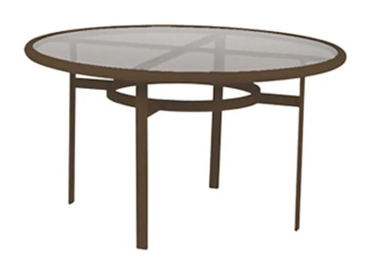 Tropitone 190348 Acrylic and Glass Tables 48 inch Round Dining Table Tropitone 190348 Acrylic and Glass Tables 48 inch Round Dining Table