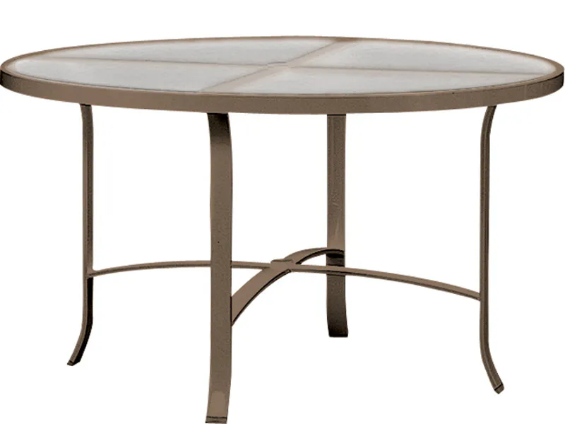Tropitone 4248 Acrylic and Glass Tables 48 inch Round Dining Table Tropitone 4248 Acrylic and Glass Tables 48 inch Round Dining Table