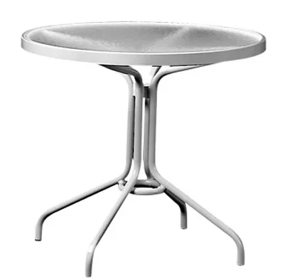 Tropitone 656 Acrylic and Glass Tables 30 inch Round Dining Table Tropitone 656 Acrylic and Glass Tables 30 inch Round Dining Table