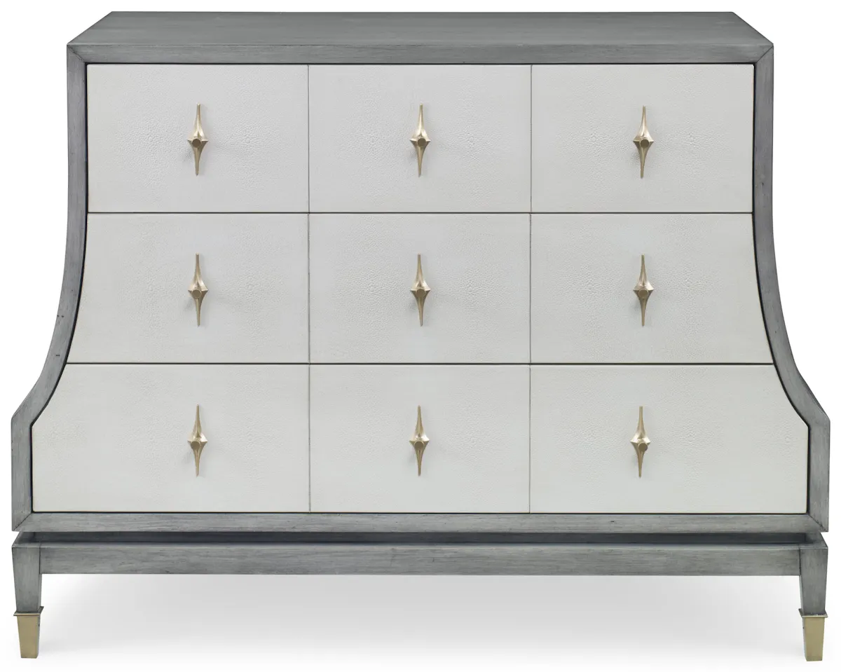 Ambella Home 02293-830-010 Tapered Chest Ash Grey / Linen Ambella Home 02293-830-010 Tapered Chest Ash Grey / Linen