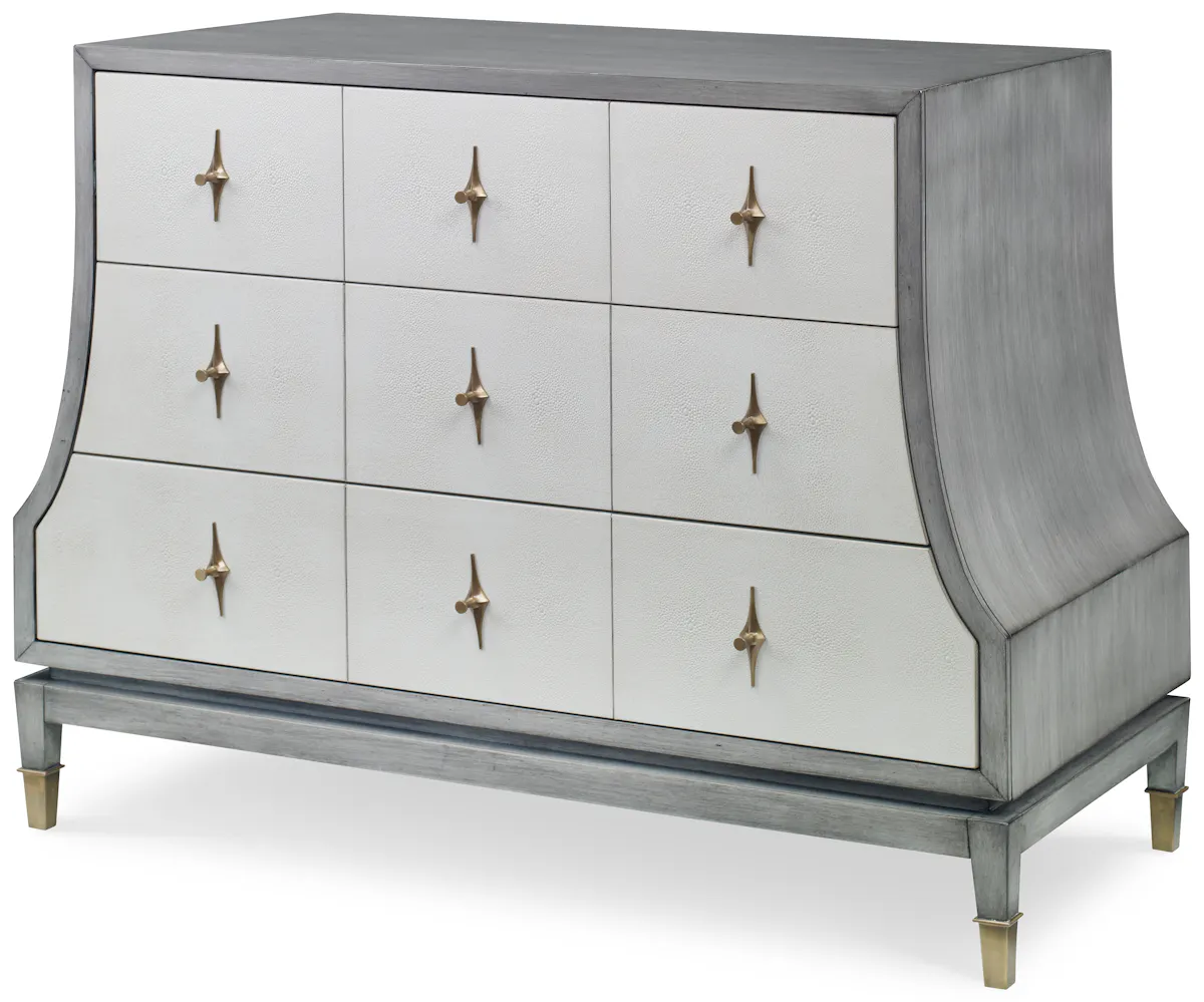 Ambella Home 02293-830-010 Tapered Chest Ash Grey / Linen Ambella Home 02293-830-010 Tapered Chest Ash Grey / Linen