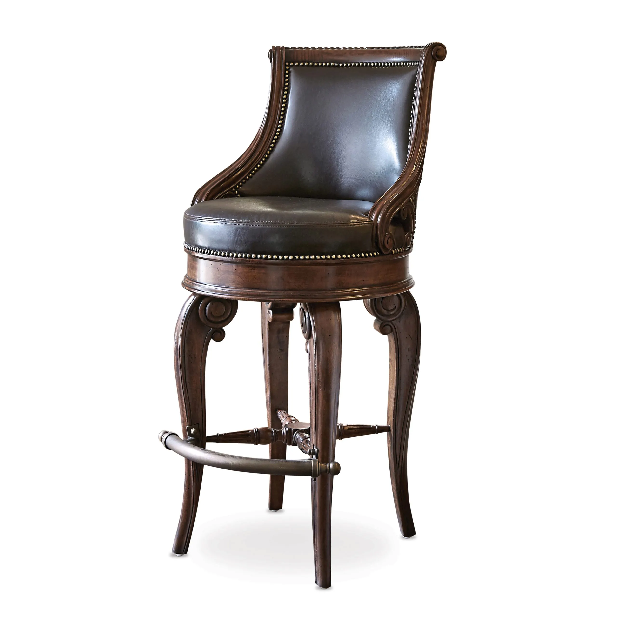 Ambella Home 03500-510-002 Tatum Swivel Barstool