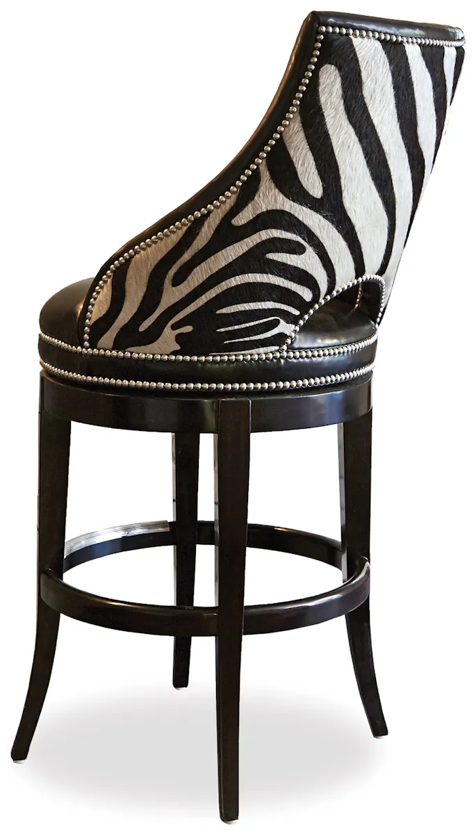 Ambella Home 03534-520-001 Zebrano Swivel Counter Stool Ambella Home 03534-520-001 Zebrano Swivel Counter Stool