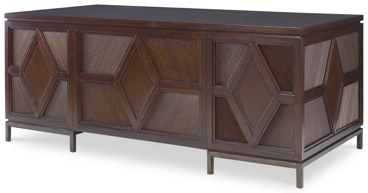 Ambella Home 04602-320-374 Diamond Executive Desk Dark Ambella Home 04602-320-374 Diamond Executive Desk Dark