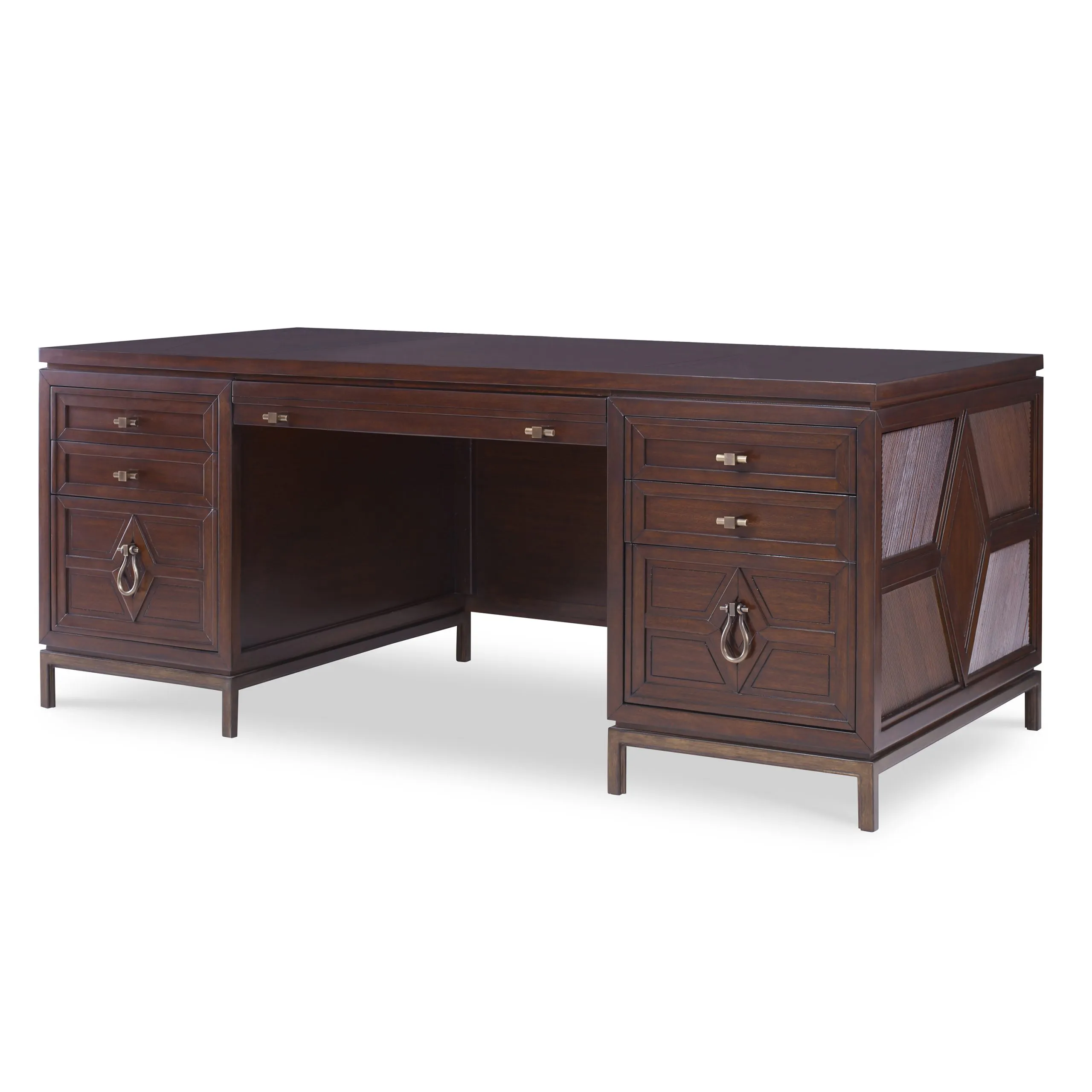 Ambella Home 04602-320-374 Diamond Executive Desk Dark