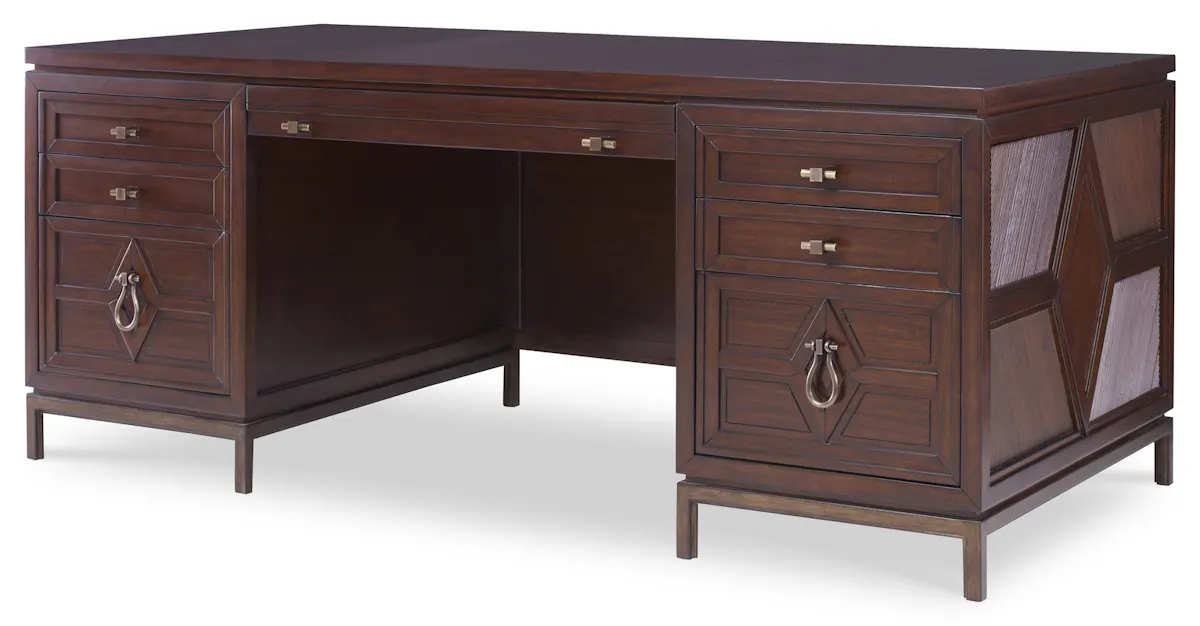 Ambella Home 04602-320-374 Diamond Executive Desk Dark Ambella Home 04602-320-374 Diamond Executive Desk Dark
