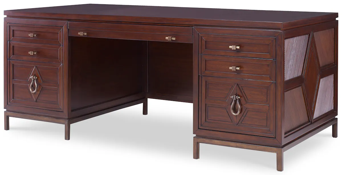 Ambella Home 04602-320-374 Diamond Executive Desk Dark Ambella Home 04602-320-374 Diamond Executive Desk Dark