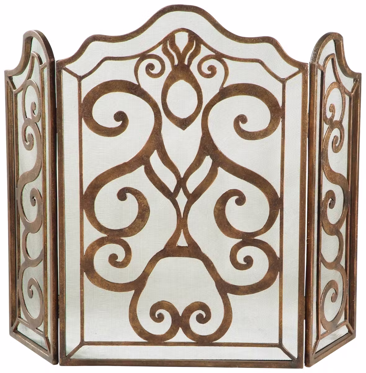 Ambella Home 05133-460-001 Tiger Lily 3-Panel Fireplace Screen Ambella Home 05133-460-001 Tiger Lily 3-Panel Fireplace Screen