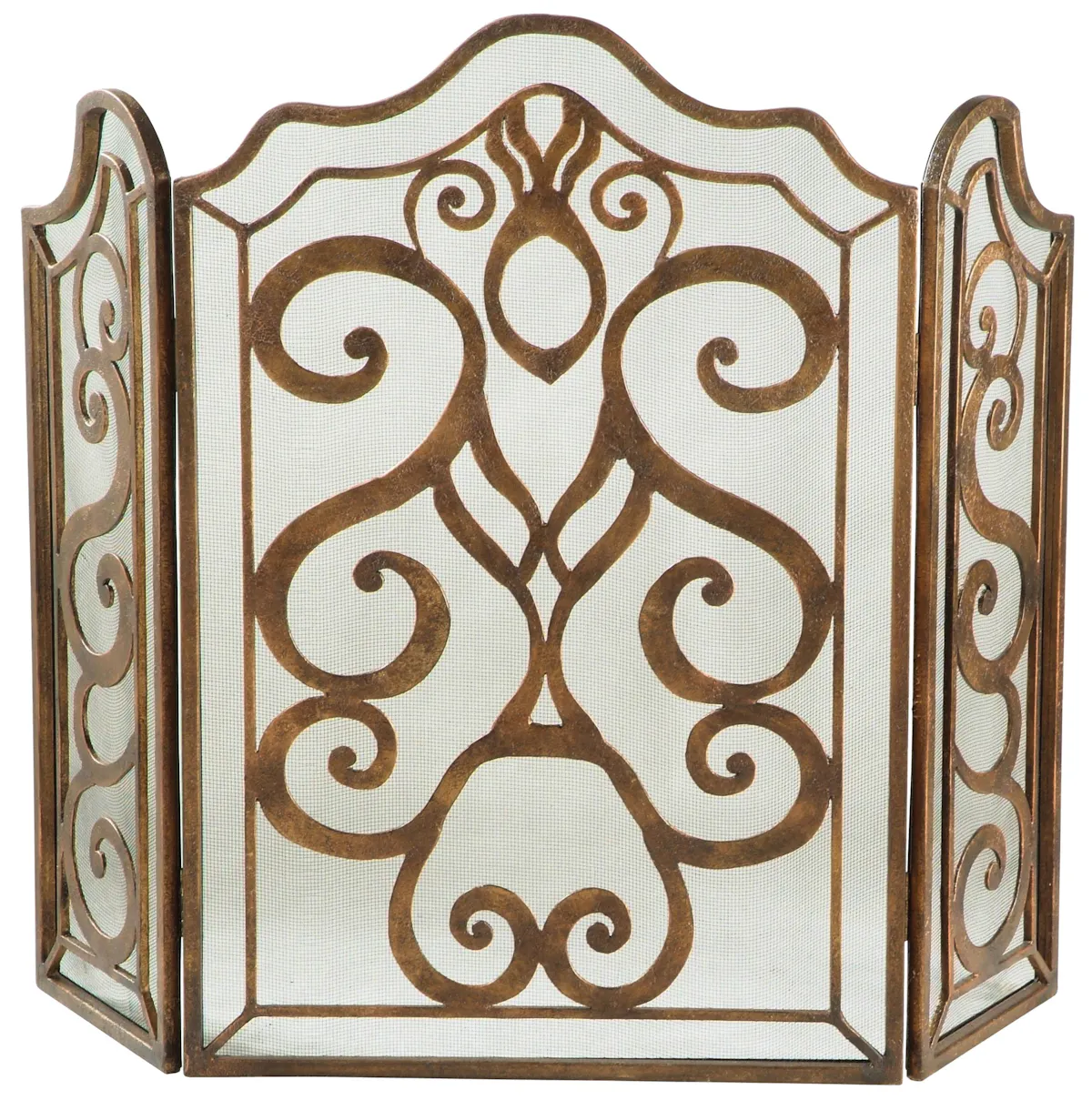Ambella Home 05133-460-001 Tiger Lily 3-Panel Fireplace Screen Ambella Home 05133-460-001 Tiger Lily 3-Panel Fireplace Screen