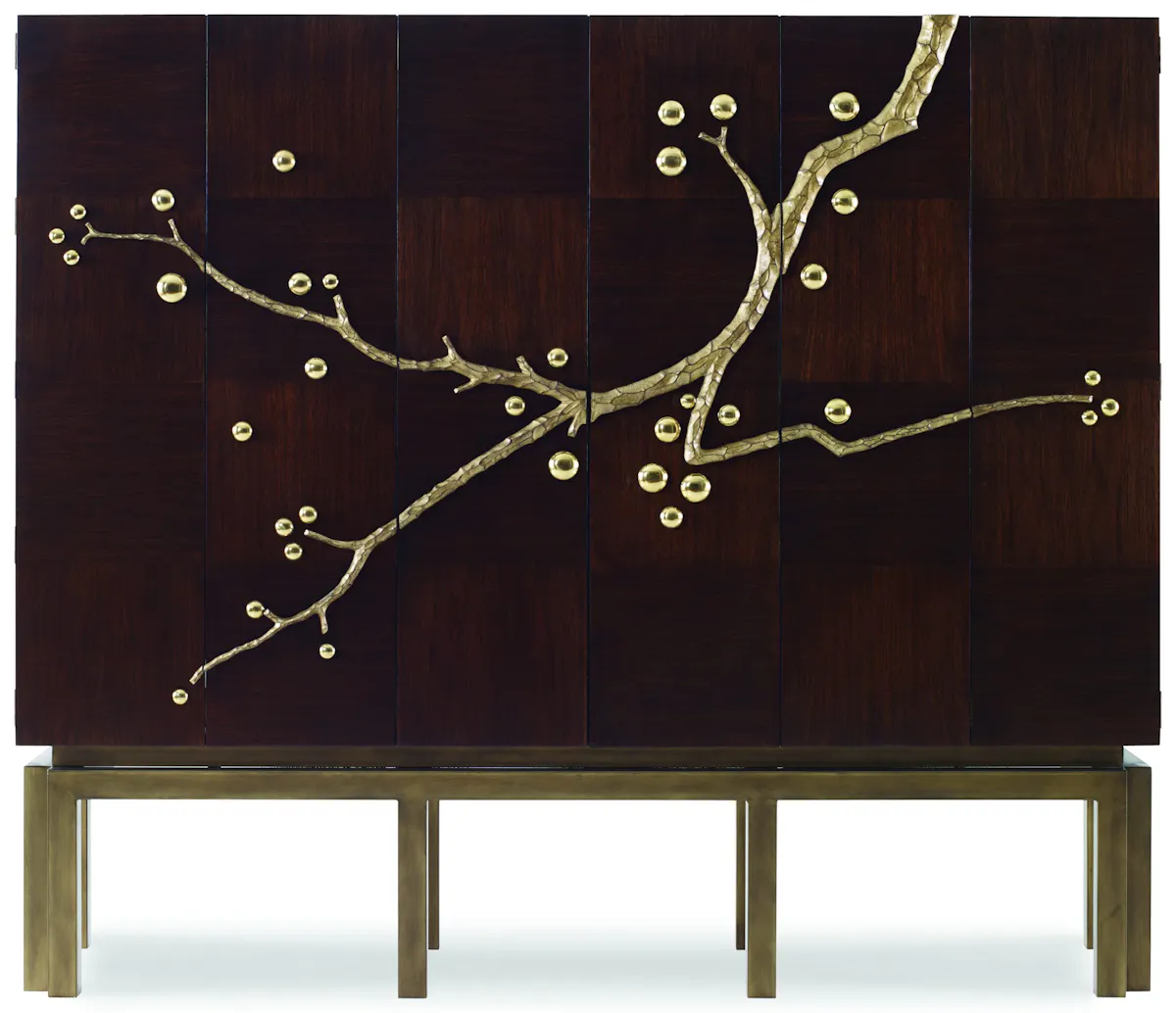 Ambella Home 06809-890-166 Cherry Blossom Cabinet Walnut Ambella Home 06809-890-166 Cherry Blossom Cabinet Walnut
