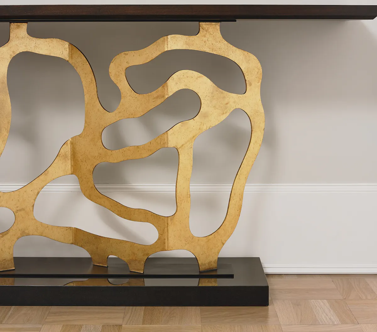 Ambella Home 07200-850-003 Sculpted Console Gold Ambella Home 07200-850-003 Sculpted Console Gold