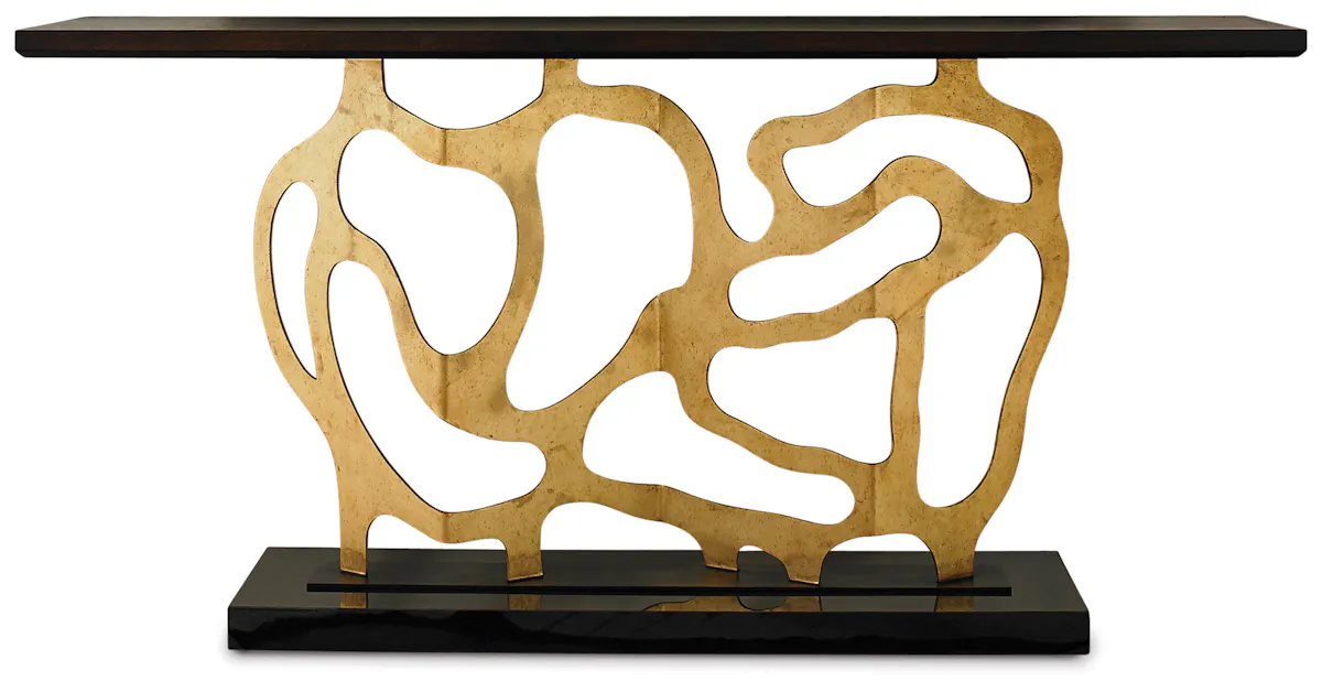 Ambella Home 07200-850-003 Sculpted Console Gold Ambella Home 07200-850-003 Sculpted Console Gold