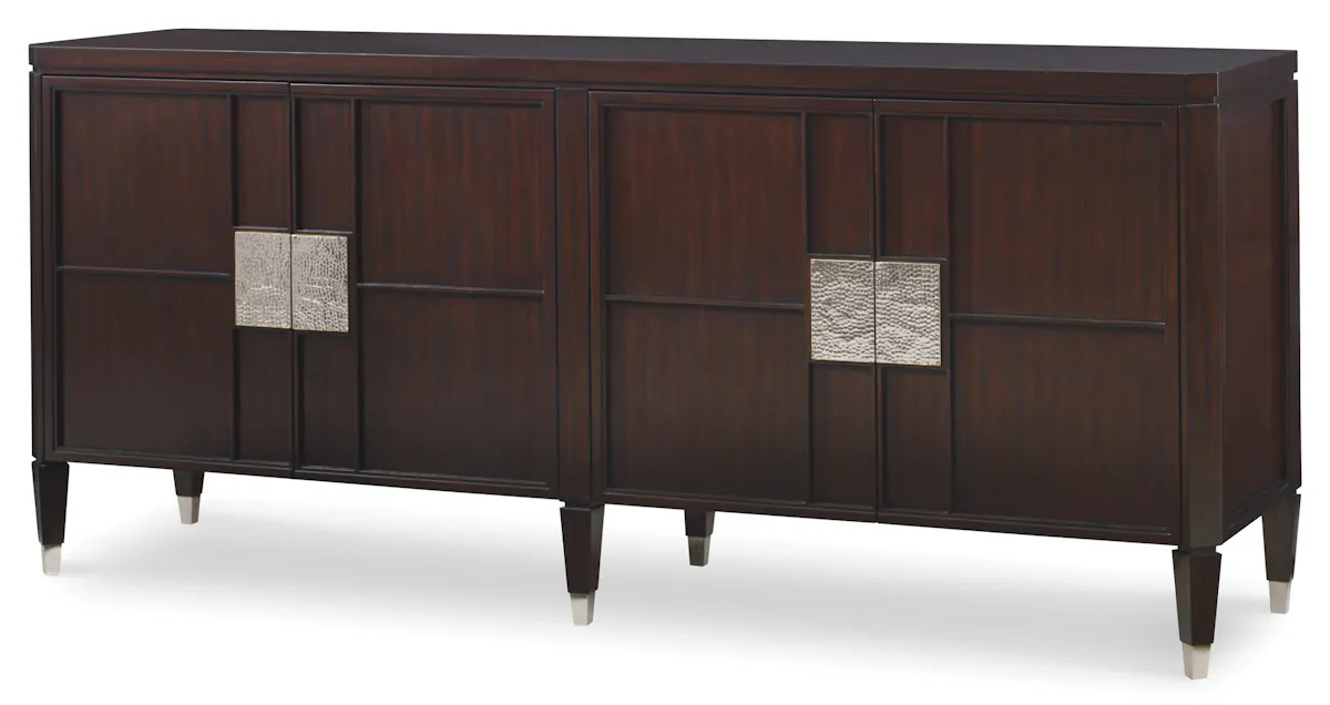 Ambella Home 07251-630-001N Harrison Sideboard Walnut W/ Nickel Ambella Home 07251-630-001N Harrison Sideboard Walnut W/ Nickel
