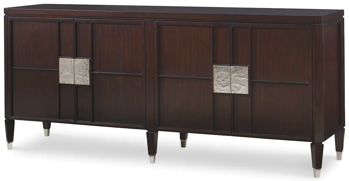 Ambella Home 07251-630-001N Harrison Sideboard Walnut W/ Nickel Ambella Home 07251-630-001N Harrison Sideboard Walnut W/ Nickel