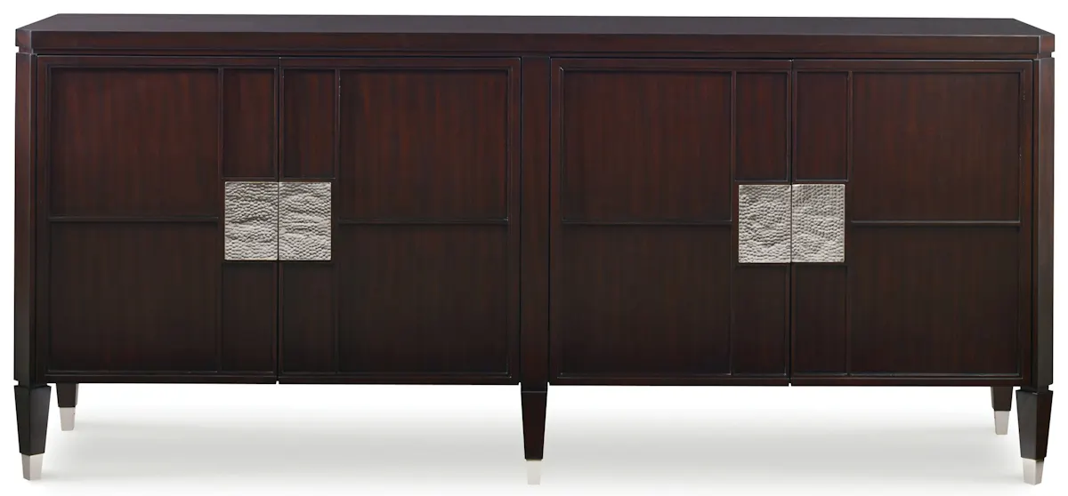 Ambella Home 07251-630-001N Harrison Sideboard Walnut W/ Nickel Ambella Home 07251-630-001N Harrison Sideboard Walnut W/ Nickel
