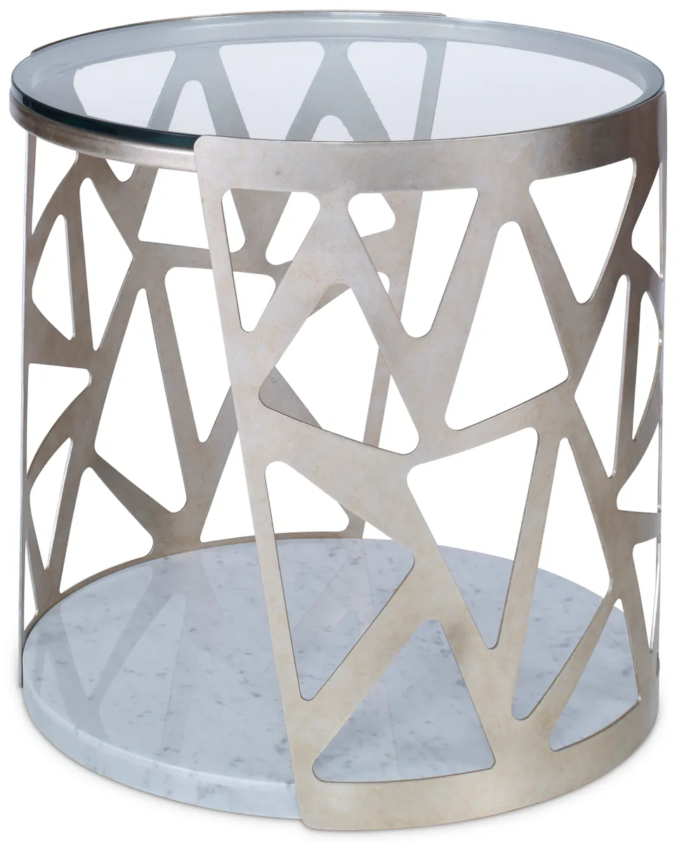 Ambella Home 07269-900-001 Pierced Round End Table Ambella Home 07269-900-001 Pierced Round End Table