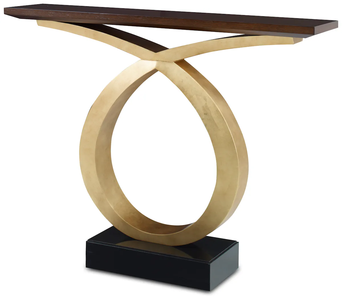 Ambella Home 07286-850-001 Loophole Console Table Gold Ambella Home 07286-850-001 Loophole Console Table Gold
