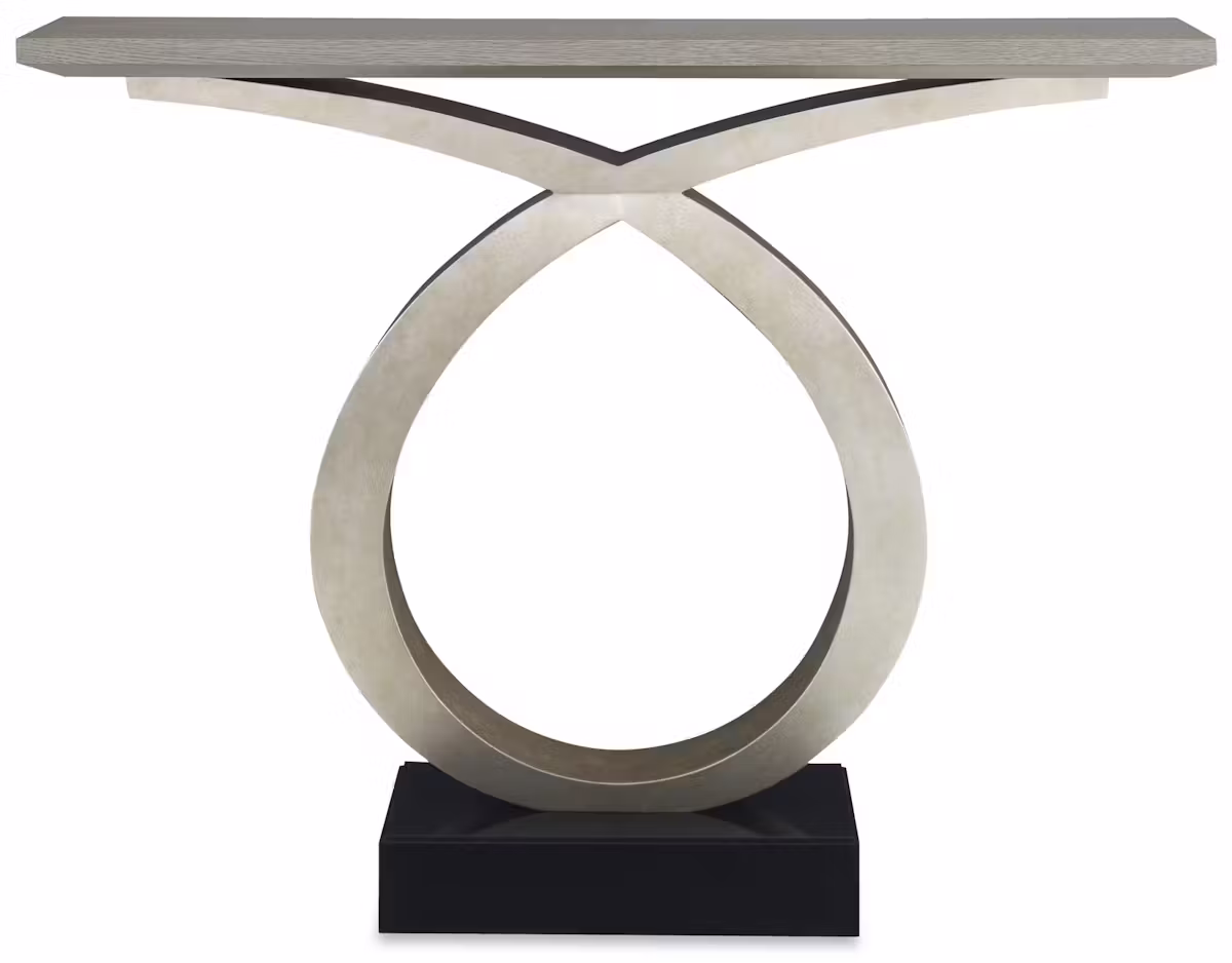 Ambella Home 07286-850-002 Loophole Console Table Silver Ambella Home 07286-850-002 Loophole Console Table Silver