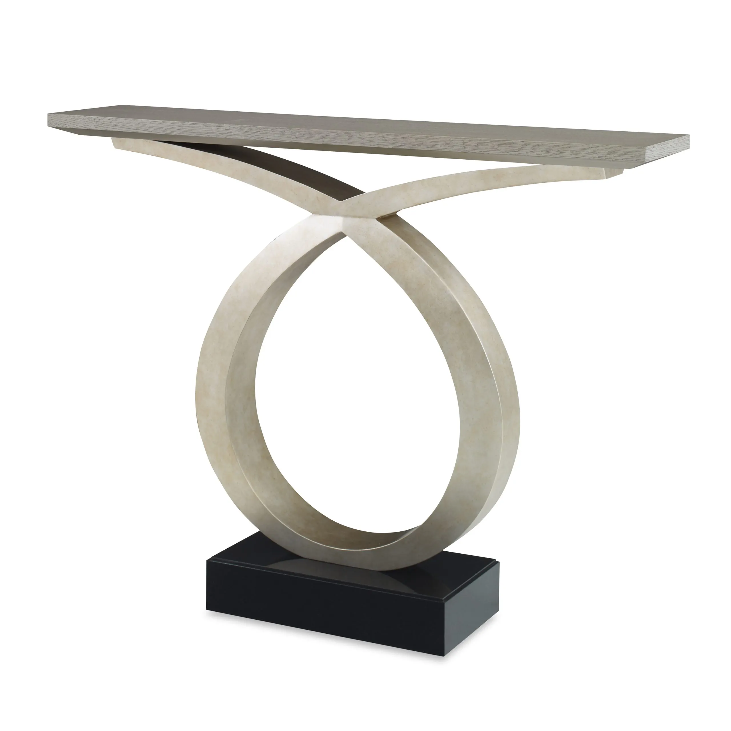 Ambella Home 07286-850-002 Loophole Console Table Silver