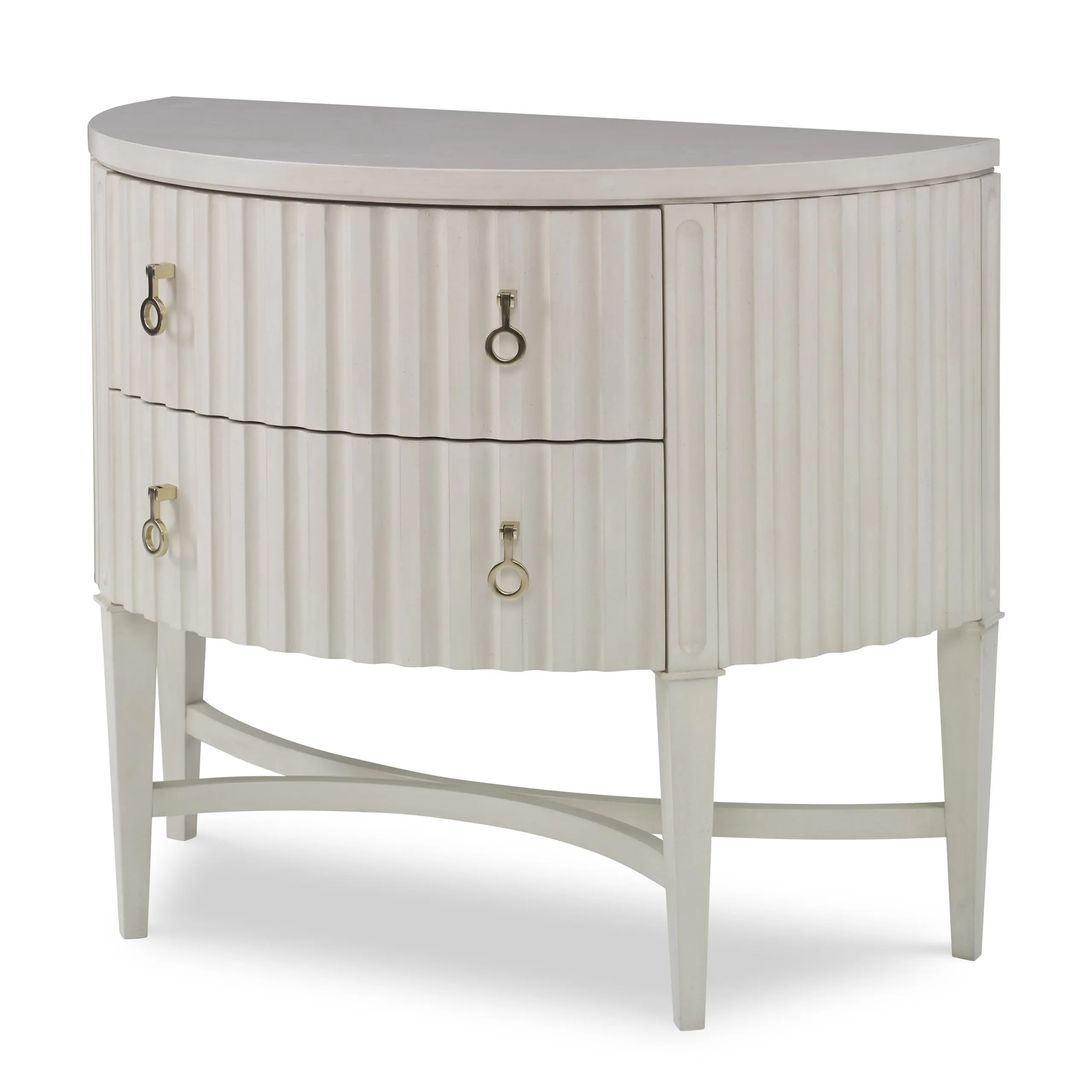 Ambella Home 07287-830-007 Lyra Demilune Chest Linen
