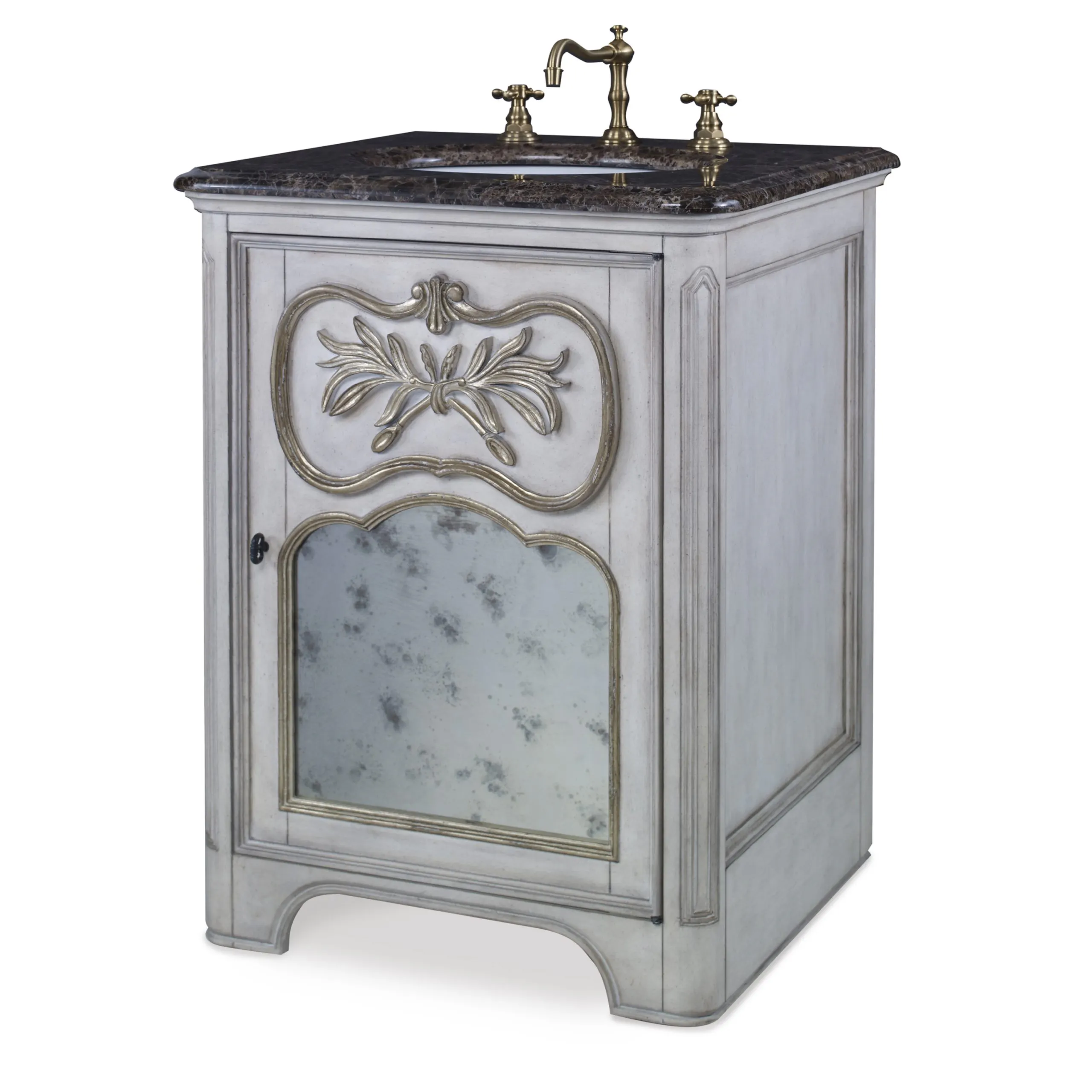 Ambella Home 08989-110-121 Laurel Petite Sink Chest White