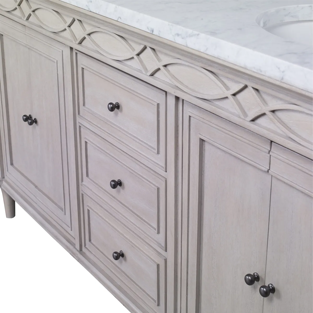 Ambella Home 08991-110-601 Seville Double Sink Chest Ambella Home 08991-110-601 Seville Double Sink Chest