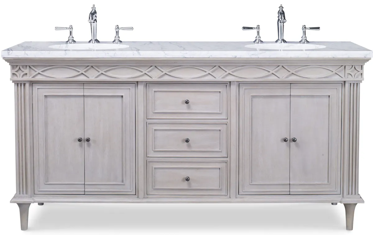 Ambella Home 08991-110-601 Seville Double Sink Chest Ambella Home 08991-110-601 Seville Double Sink Chest