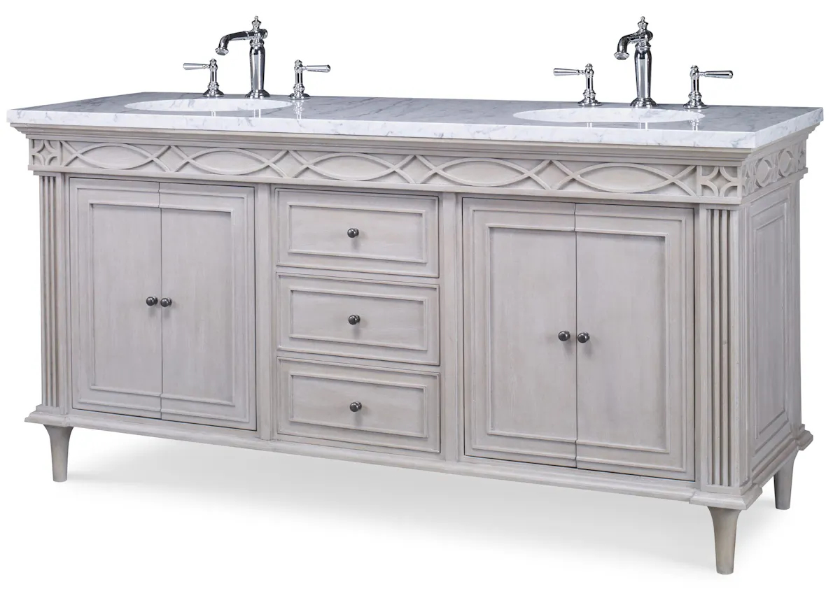 Ambella Home 08991-110-601 Seville Double Sink Chest Ambella Home 08991-110-601 Seville Double Sink Chest