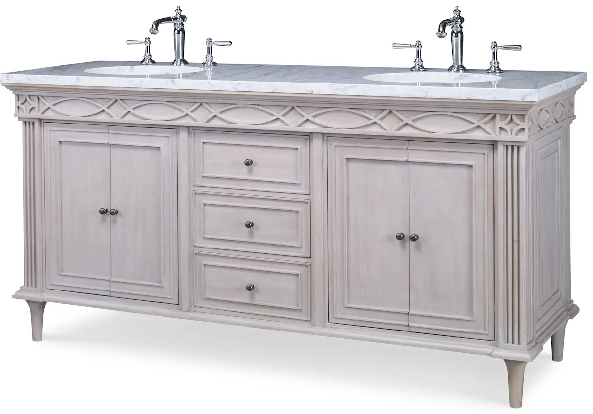 Ambella Home 08991-110-601 Seville Double Sink Chest Ambella Home 08991-110-601 Seville Double Sink Chest