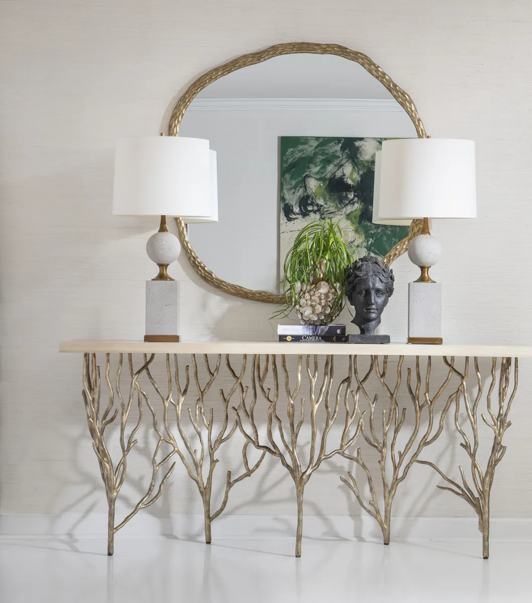 Ambella Home 09136-850-001 Forest Console Table Ambella Home 09136-850-001 Forest Console Table