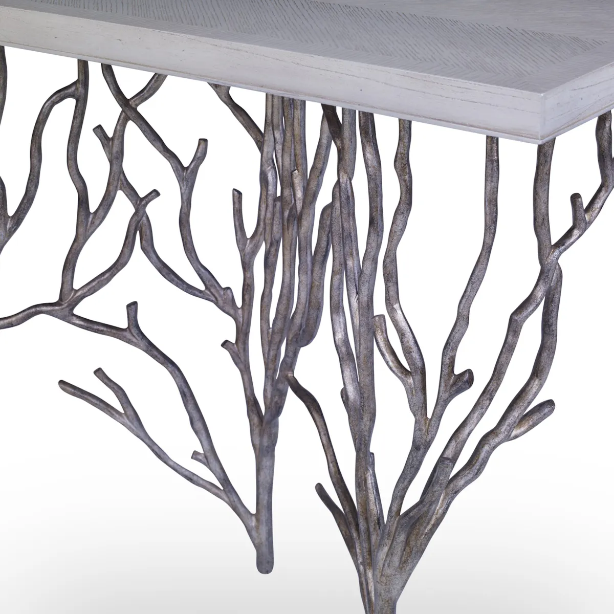 Ambella Home 09136-850-008 Forest Console Table Champagne Ambella Home 09136-850-008 Forest Console Table Champagne