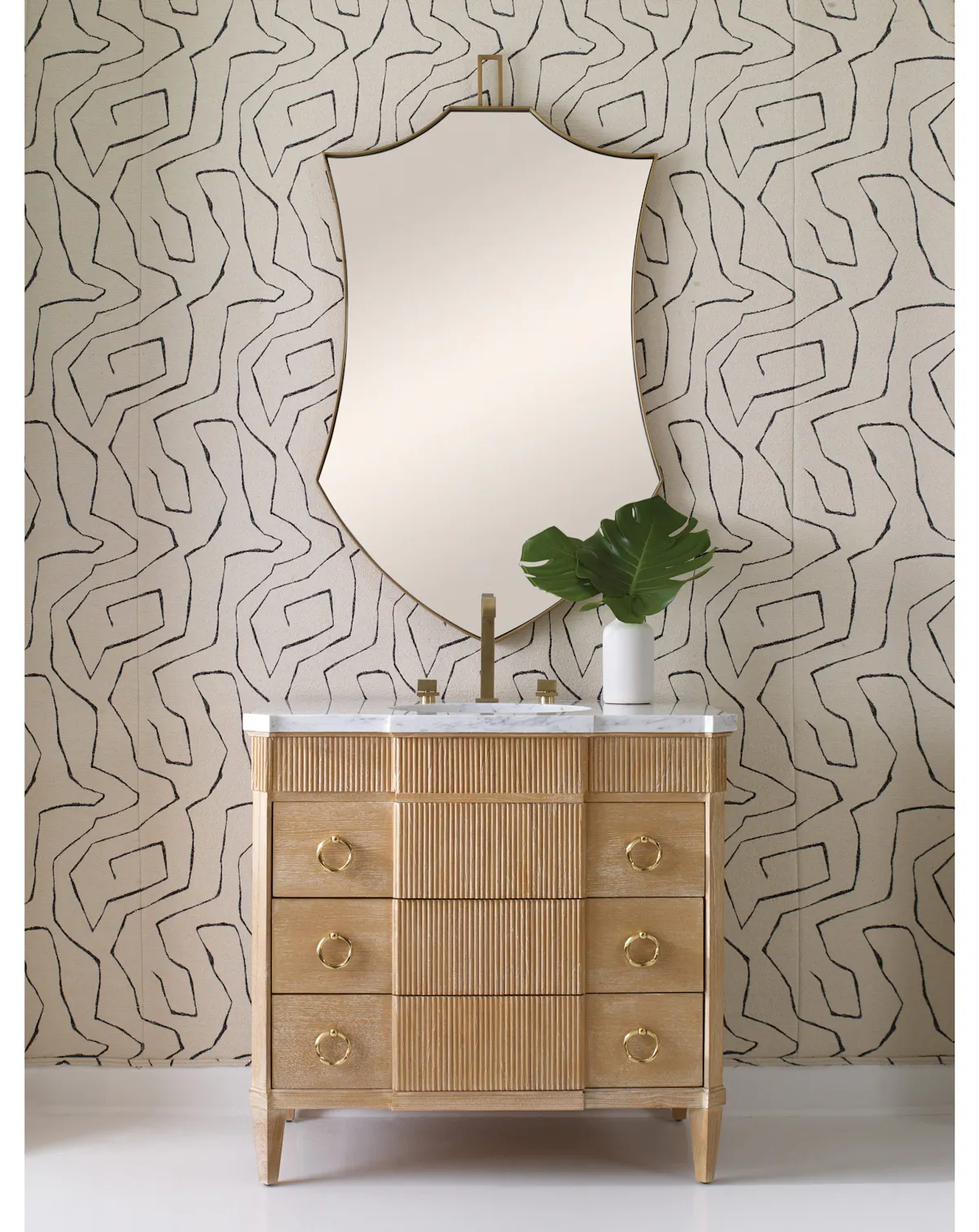 Ambella Home 09139-110-401 Tambour Sink Chest Ambella Home 09139-110-401 Tambour Sink Chest