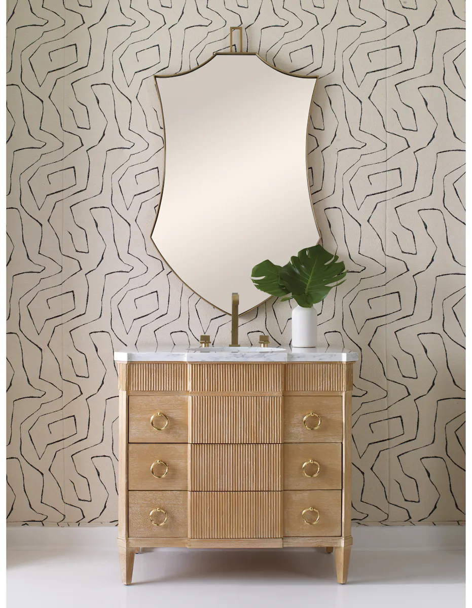 Ambella Home 09139-110-401 Tambour Sink Chest Ambella Home 09139-110-401 Tambour Sink Chest