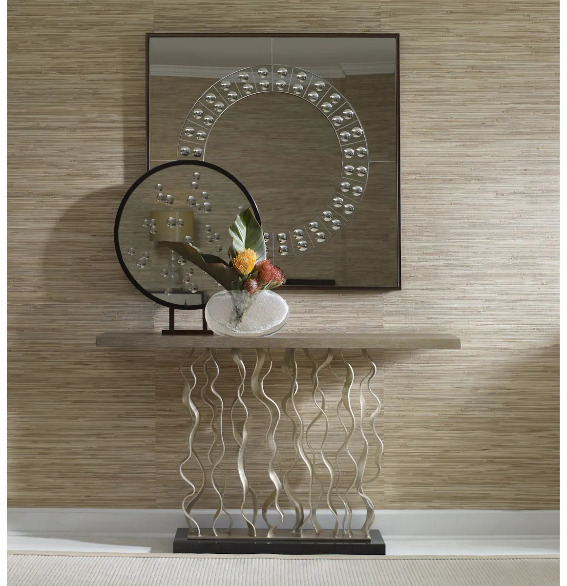 Ambella Home 09158-850-001 Waves Console Table Ambella Home 09158-850-001 Waves Console Table