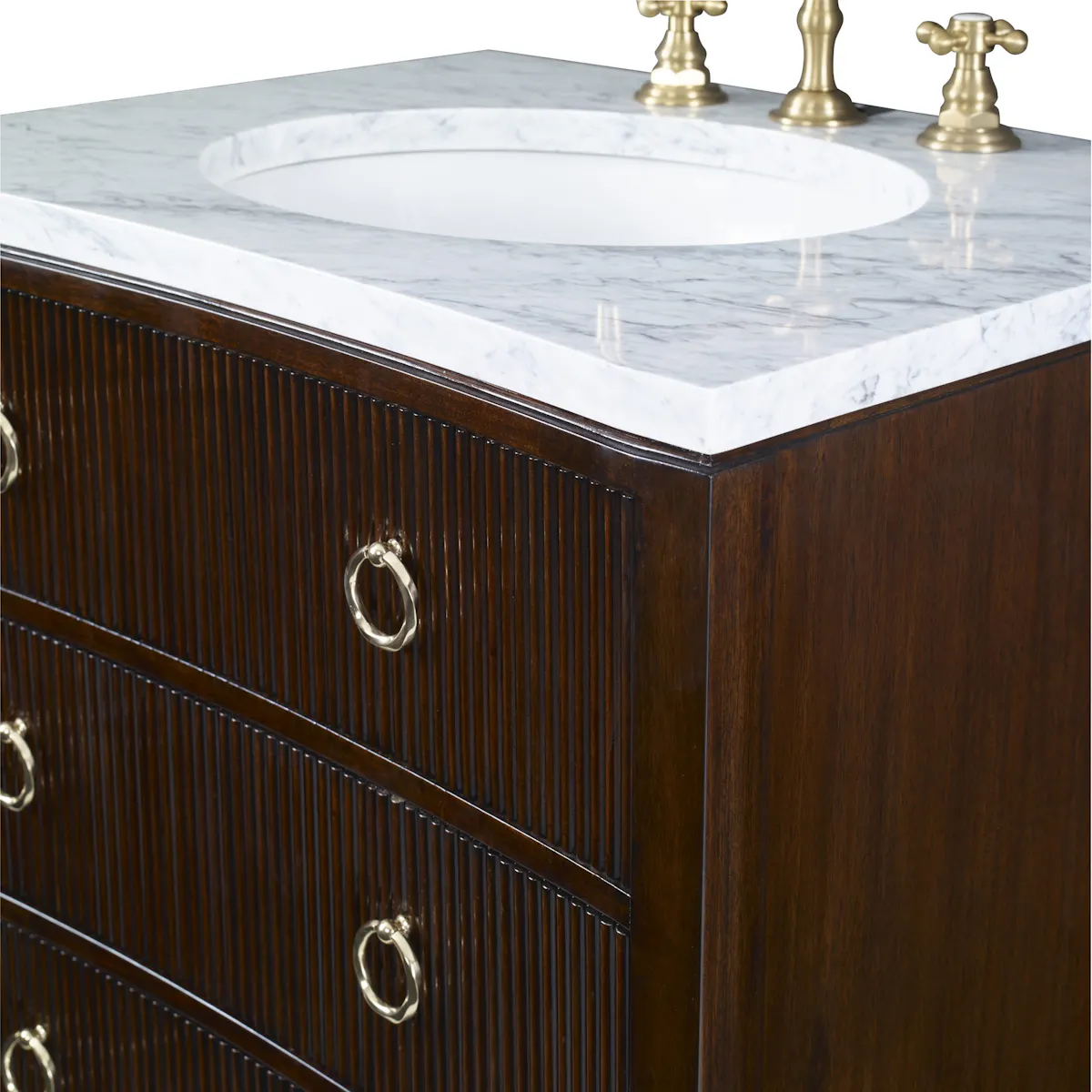 Ambella Home 09170-110-301 Reeded Sink Chest Ambella Home 09170-110-301 Reeded Sink Chest