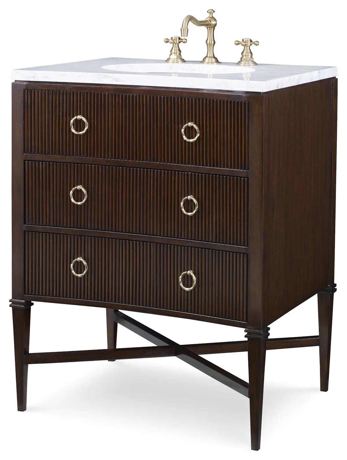 Ambella Home 09170-110-301 Reeded Sink Chest Ambella Home 09170-110-301 Reeded Sink Chest