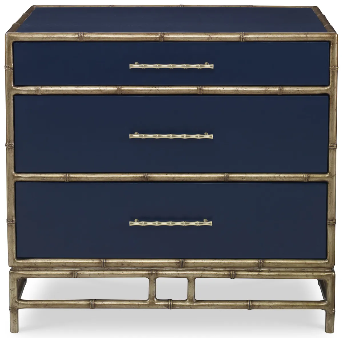 Ambella Home 09175-230-021 Chinoiserie Nightstand Cadet Blue Ambella Home 09175-230-021 Chinoiserie Nightstand Cadet Blue