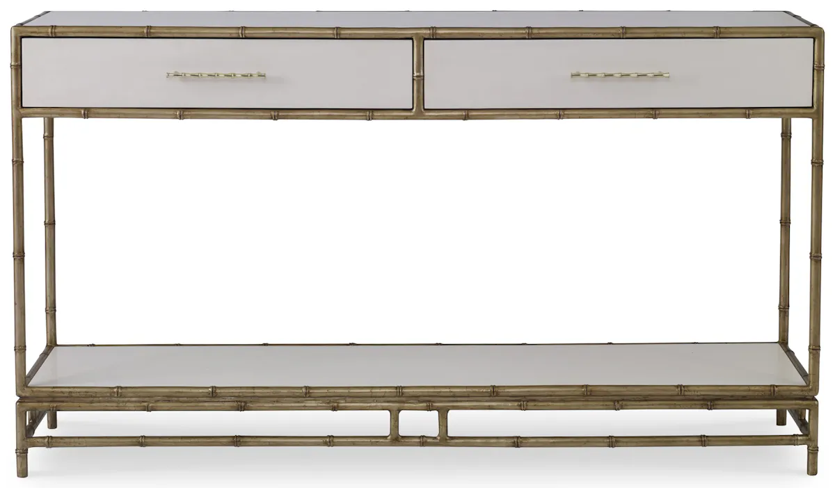 Ambella Home 09175-850-007 Chinoiserie Console Table Linen Ambella Home 09175-850-007 Chinoiserie Console Table Linen