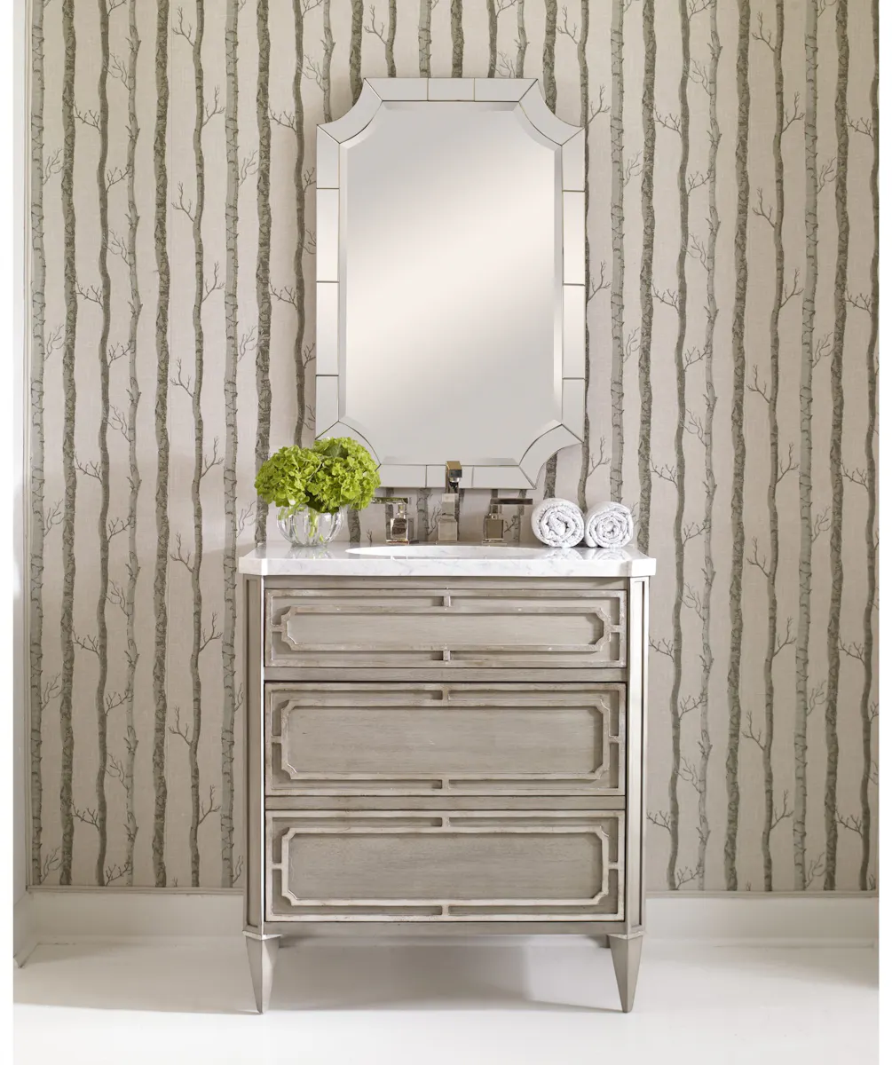 Ambella Home 09206-110-201 Emperor Medium Sink Chest Ash Grey Ambella Home 09206-110-201 Emperor Medium Sink Chest Ash Grey