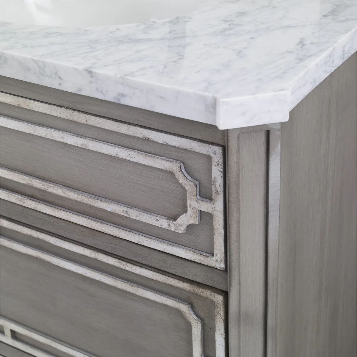 Ambella Home 09206-110-201 Emperor Medium Sink Chest Ash Grey Ambella Home 09206-110-201 Emperor Medium Sink Chest Ash Grey