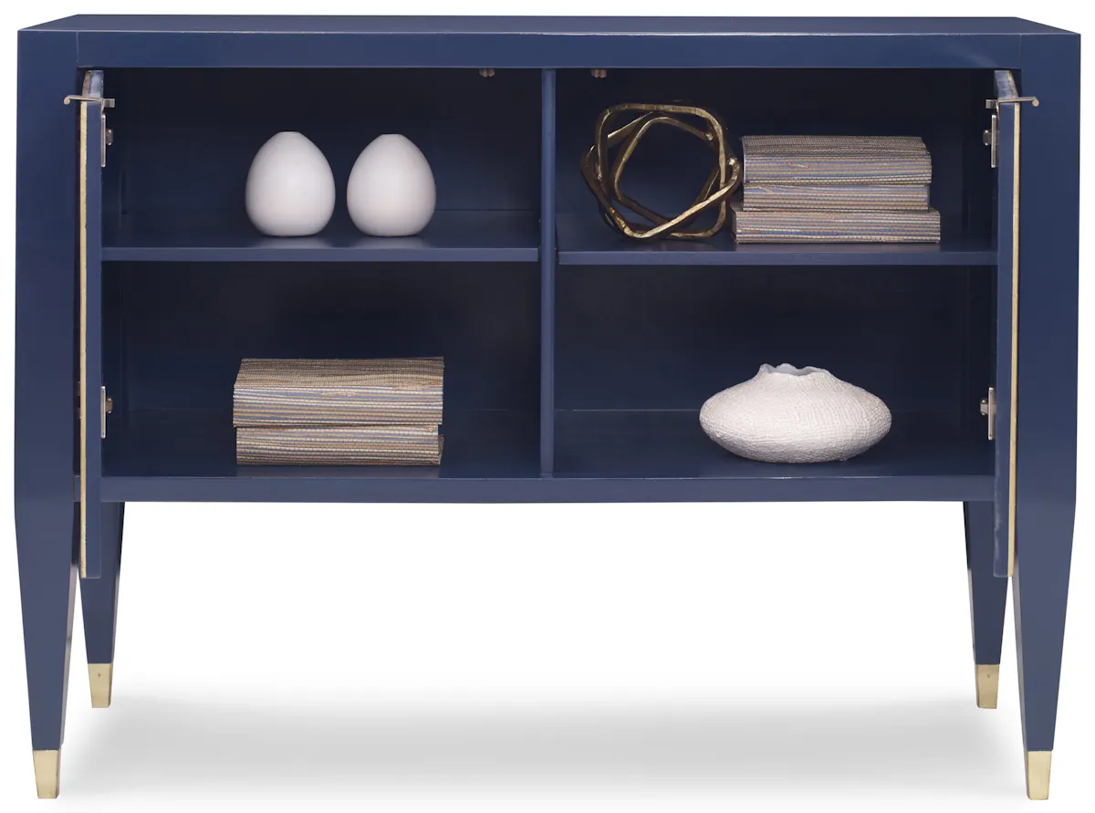 Ambella Home 09209-820-021 Beaumont Cabinet Cadet Blue W/ Gold Ambella Home 09209-820-021 Beaumont Cabinet Cadet Blue W/ Gold