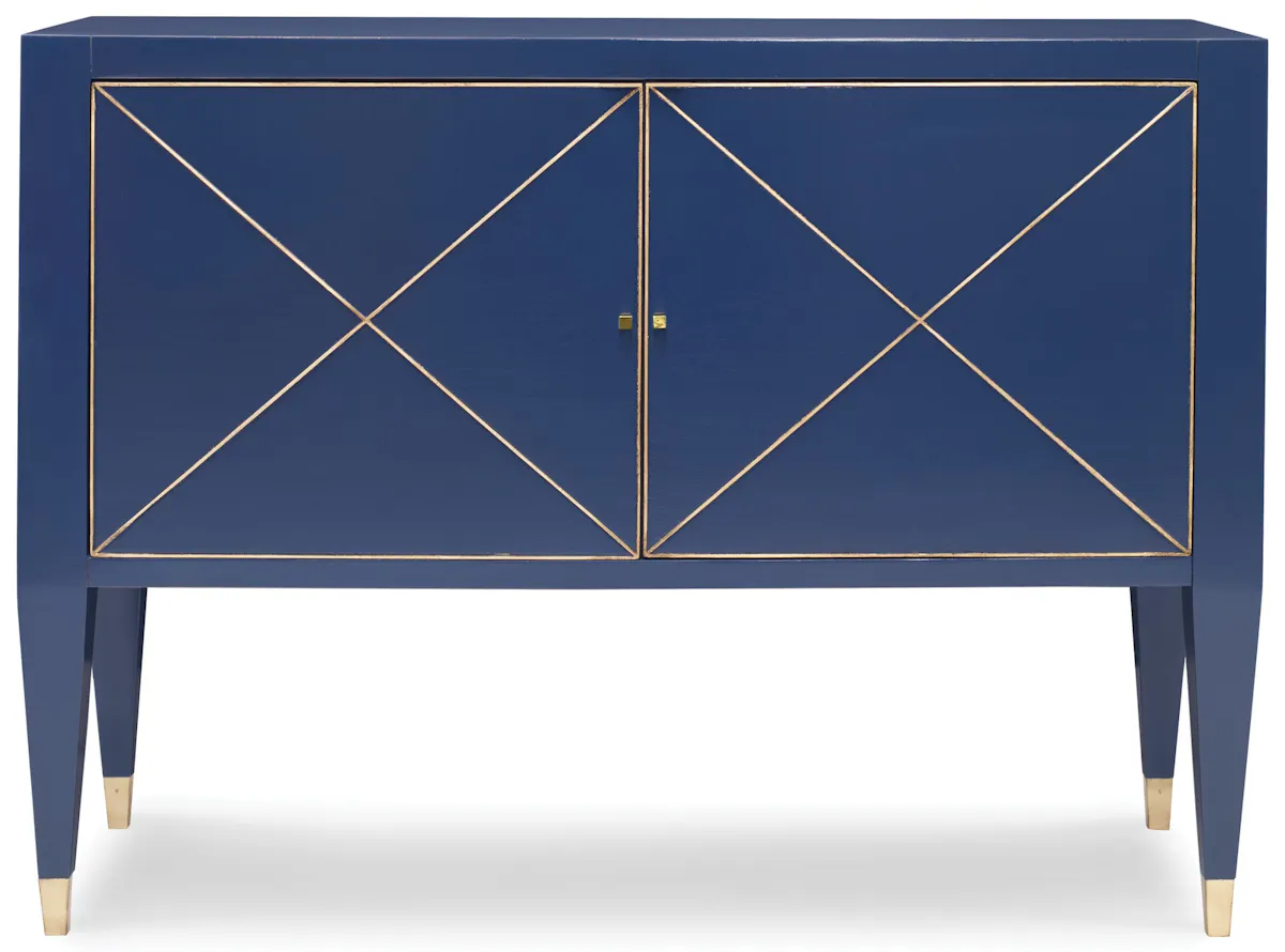 Ambella Home 09209-820-021 Beaumont Cabinet Cadet Blue W/ Gold Ambella Home 09209-820-021 Beaumont Cabinet Cadet Blue W/ Gold