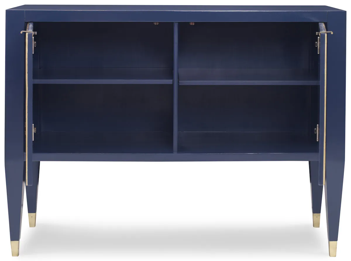 Ambella Home 09209-820-021 Beaumont Cabinet Cadet Blue W/ Gold Ambella Home 09209-820-021 Beaumont Cabinet Cadet Blue W/ Gold