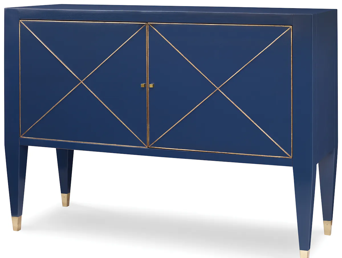 Ambella Home 09209-820-021 Beaumont Cabinet Cadet Blue W/ Gold Ambella Home 09209-820-021 Beaumont Cabinet Cadet Blue W/ Gold