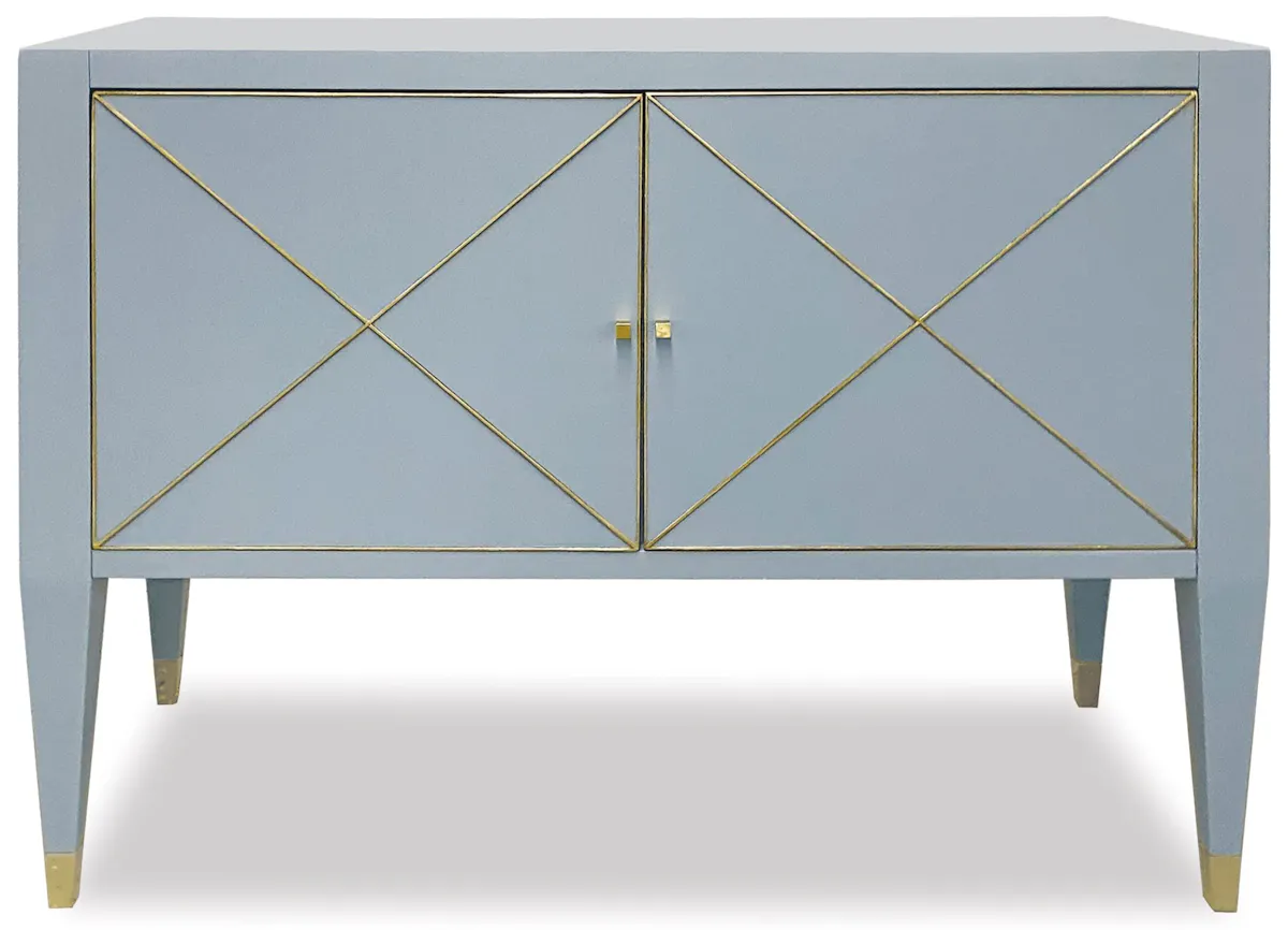 Ambella Home 09209-820-035 Beaumont Cabinet Polar Blue W/ Gold Ambella Home 09209-820-035 Beaumont Cabinet Polar Blue W/ Gold